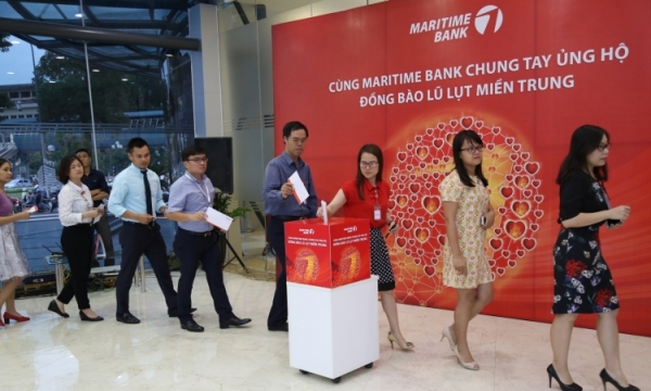Cùng Maritime Bank chung tay ủng hộ đồng bào miền Trung